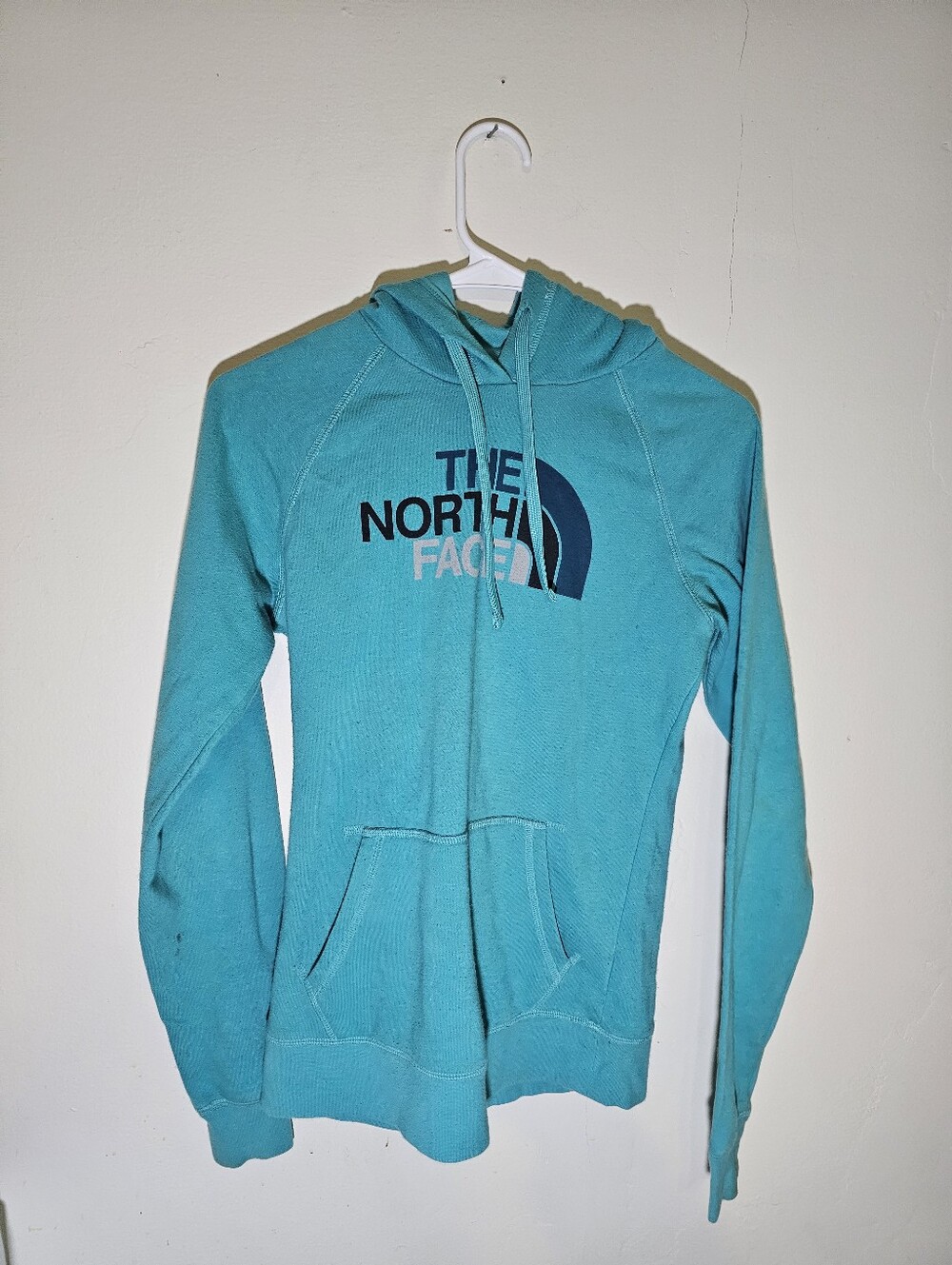 Women's Blue The North Face XS Extra Small Hoodie Sweatshirt